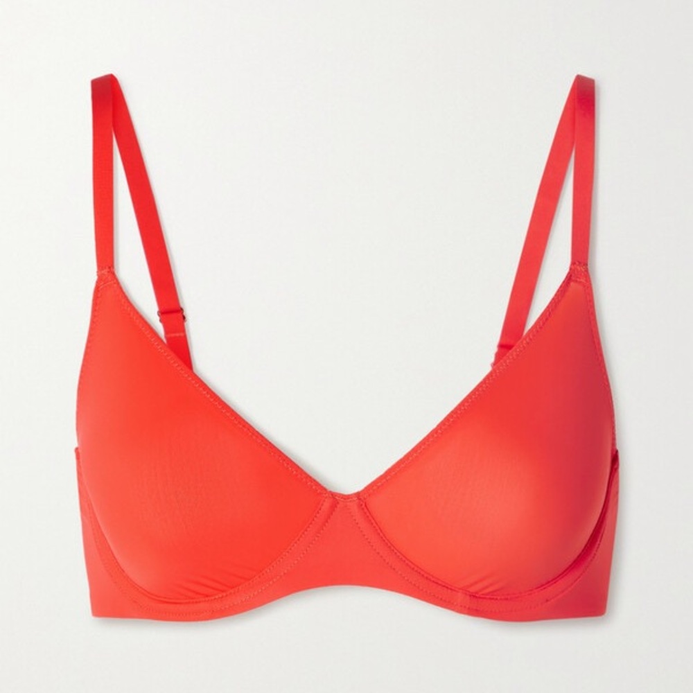 NWT Skims Jelly sheet unlined bra in Poppy